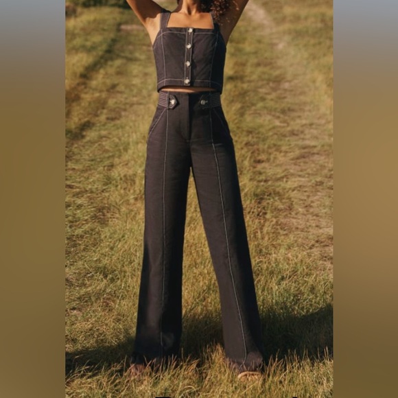 Verónica beard 2 piece set Tiffany top and Sunny high waisted pants - Picture 1 of 6